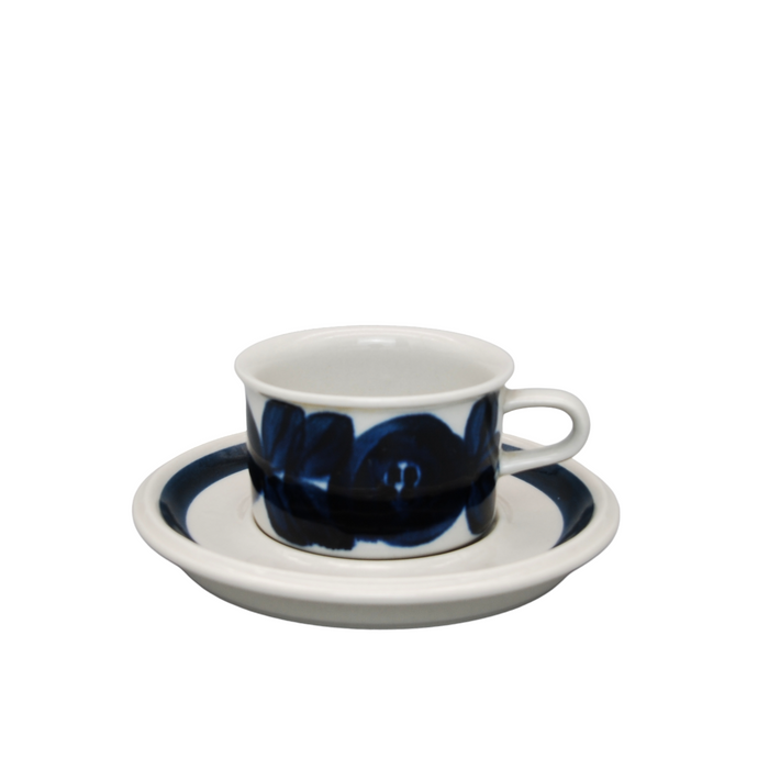 Arabia Anemone Espresso Cup 0,1 l, vintage Cup & Soucer Arabia