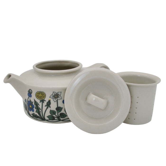 Arabia Flora Teapot, vintage tea pot Arabia