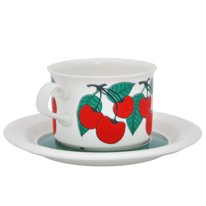 Arabia Kirsikka Tea Cup, vintage Cup, Soucer & plate Arabia