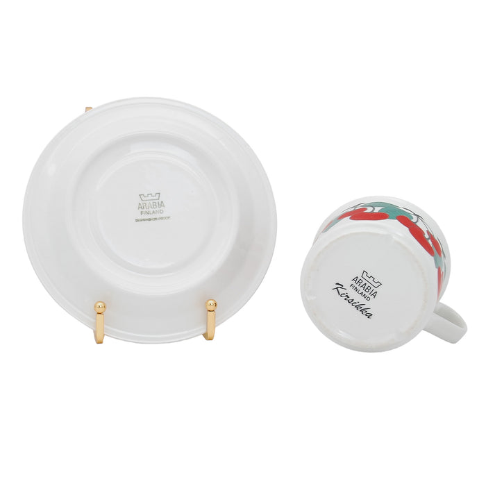 Arabia Kirsikka Tea Cup, vintage Cup, Soucer & plate Arabia