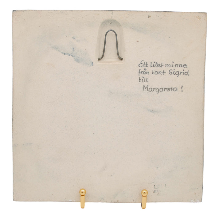 Gustavsberg Lisa Larson Ceramic Plaque Pomona, vintage decoration nordajyo