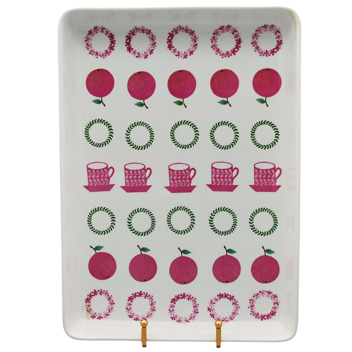 Gustavsberg Pynta Platter Pink Mug, vintage Platter Gustavsberg