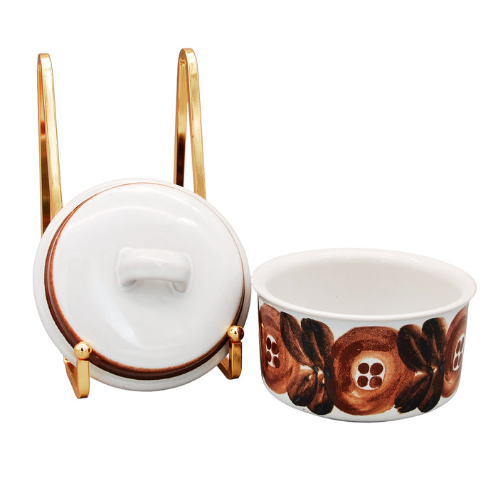 Arabia Rosmarin Sugar Bowl, vintage sugar bowl Arabia