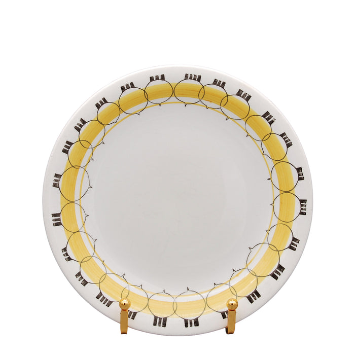 Rörstrand Picknick Plate Yellow Ø 18cm, vintage Plate Rörstrand